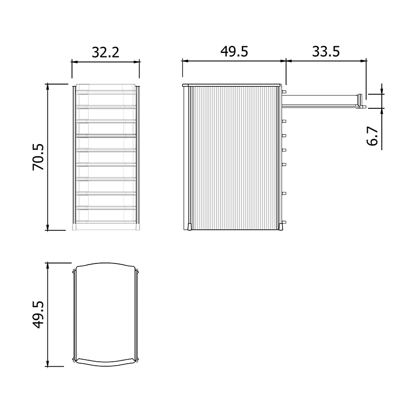 Top Secret 9 cassetti Modular chest of drawers 3